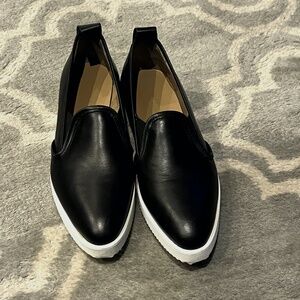 NWOT Everlane The Leather Street Shoe Black Pointed Toe Business Loafers Size 8